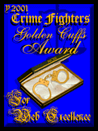National Crime Information Exchange Crime Fighter's Golden Cuffs Award for Web Excellence